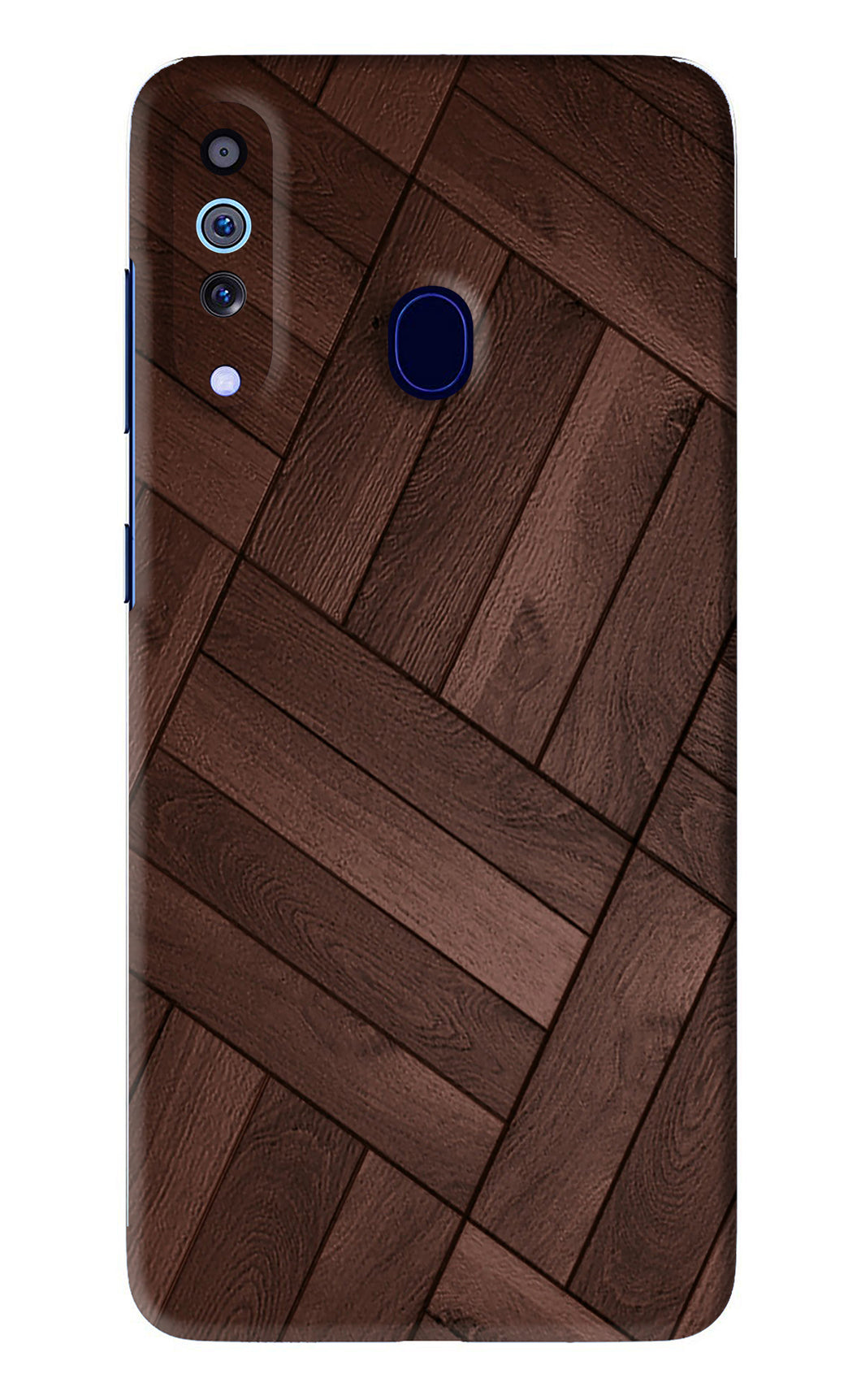 Wooden Texture Design Samsung Galaxy M40 Back Skin Wrap