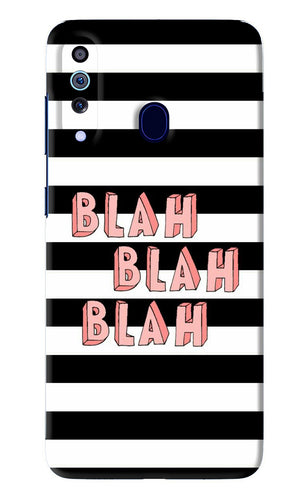 Blah Blah Blah Samsung Galaxy M40 Back Skin Wrap