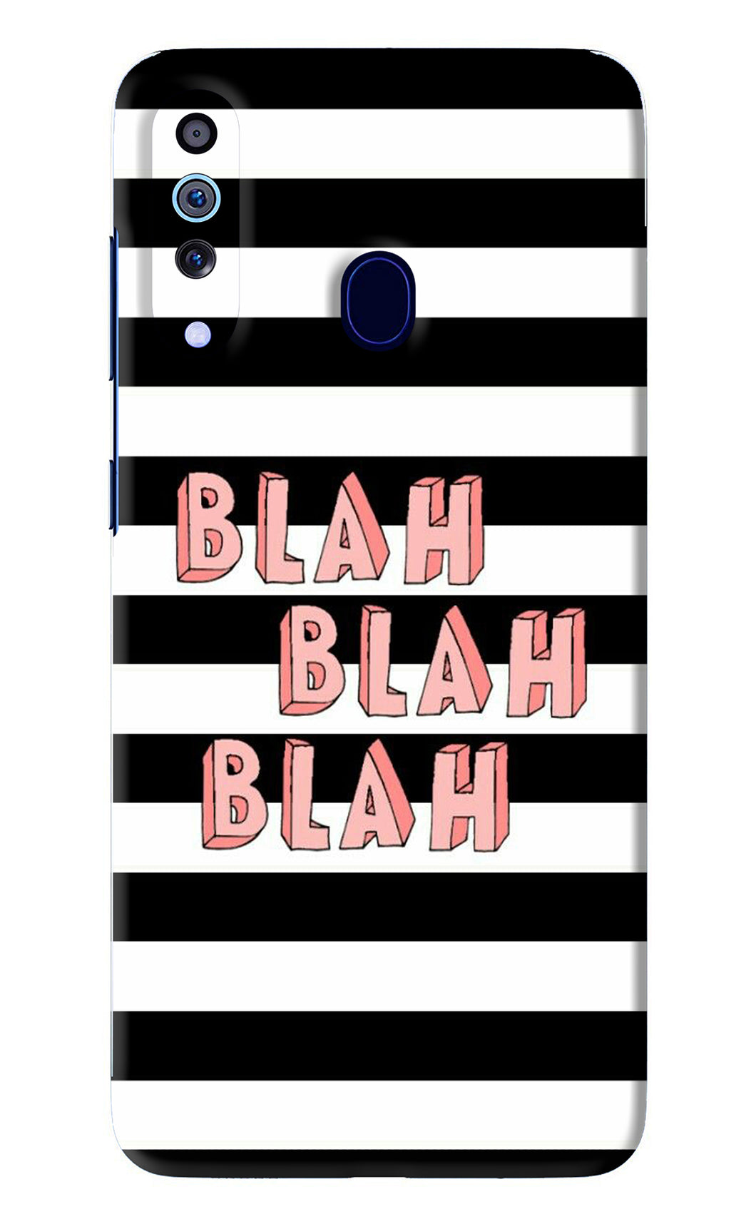 Blah Blah Blah Samsung Galaxy M40 Back Skin Wrap