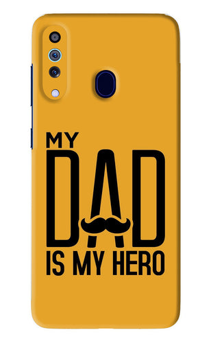 My Dad Is My Hero Samsung Galaxy M40 Back Skin Wrap