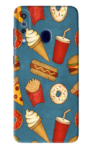 Foodie Samsung Galaxy M40 Back Skin Wrap