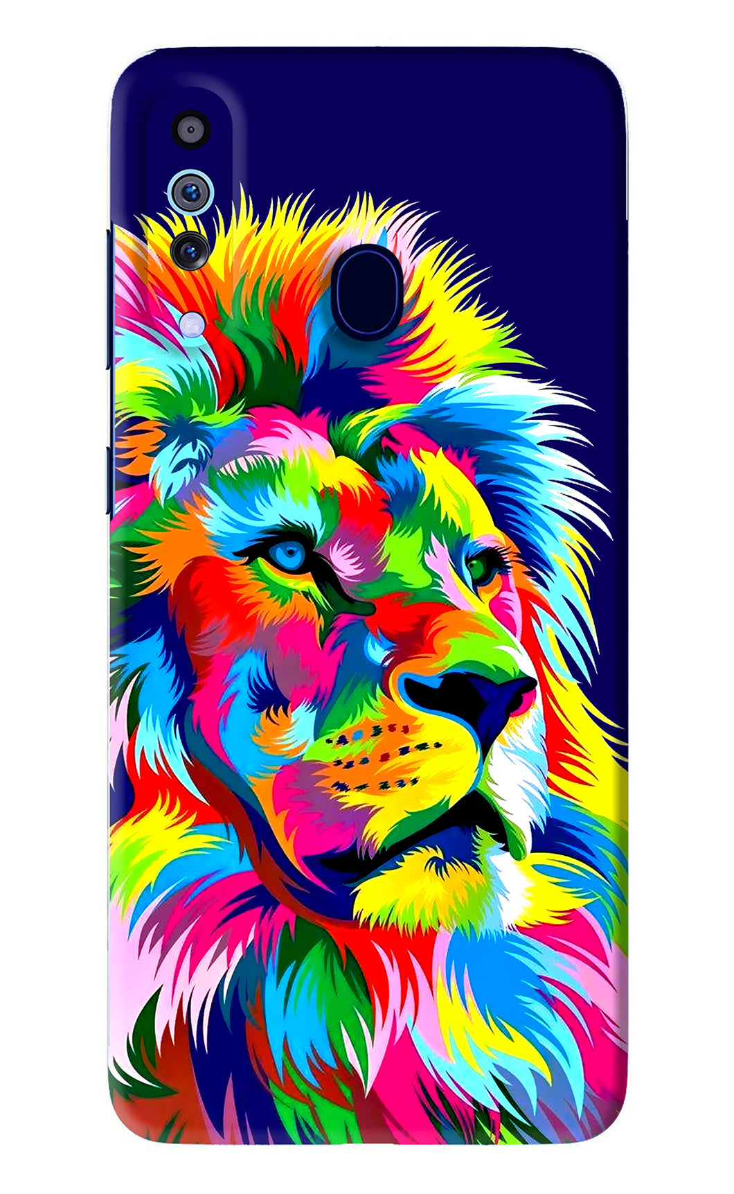 Vector Art Lion Samsung Galaxy M40 Back Skin Wrap