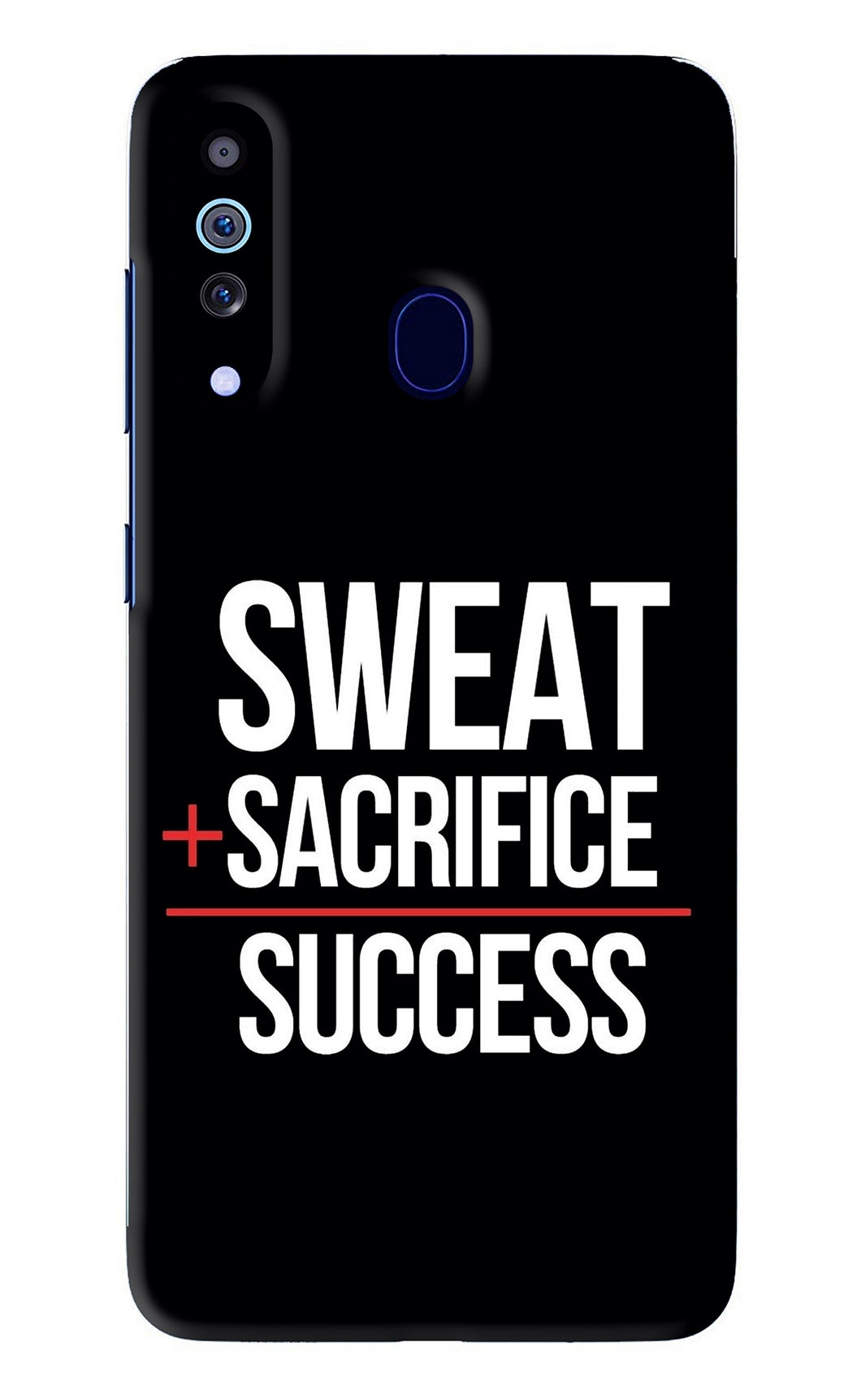 Sweat Sacrifice Success Samsung Galaxy M40 Back Skin Wrap