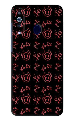 Devil Samsung Galaxy M40 Back Skin Wrap