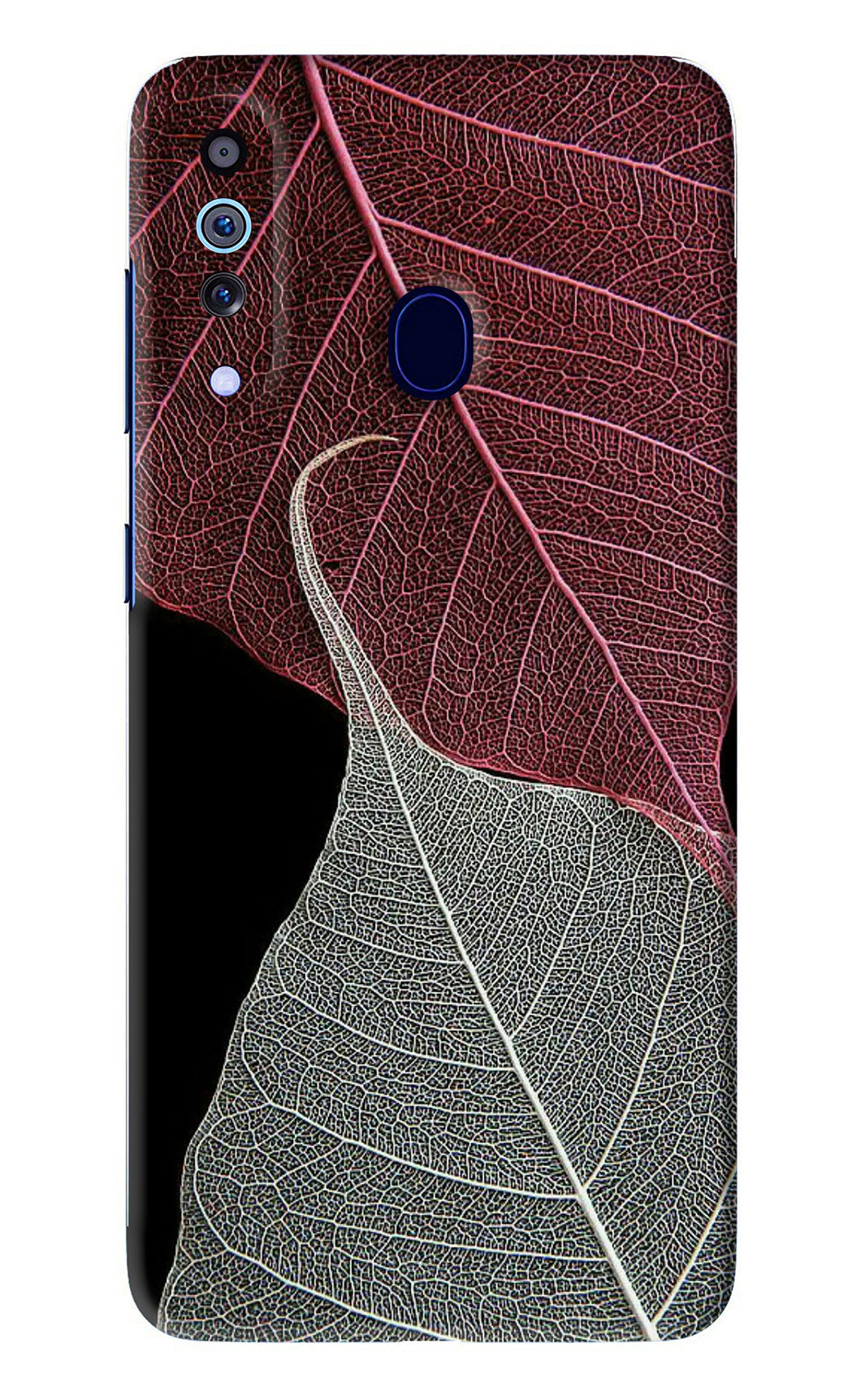 Leaf Pattern Samsung Galaxy M40 Back Skin Wrap
