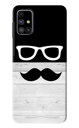 Mustache Samsung Galaxy M51 Back Skin Wrap