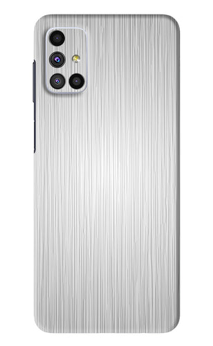 Wooden Grey Texture Samsung Galaxy M51 Back Skin Wrap