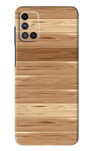 Wooden Vector Samsung Galaxy M51 Back Skin Wrap