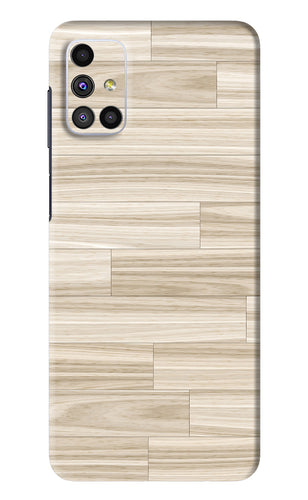 Wooden Art Texture Samsung Galaxy M51 Back Skin Wrap