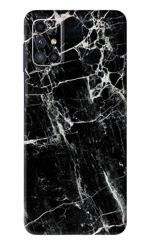 Black Marble Texture 1 Samsung Galaxy M51 Back Skin Wrap
