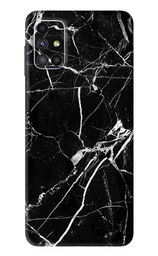 Black Marble Texture 2 Samsung Galaxy M51 Back Skin Wrap