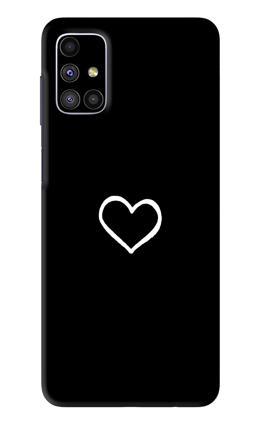 Heart Samsung Galaxy M51 Back Skin Wrap