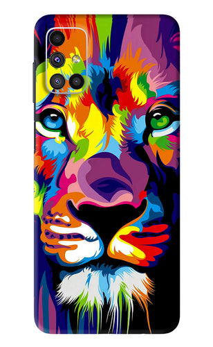Lion Samsung Galaxy M51 Back Skin Wrap