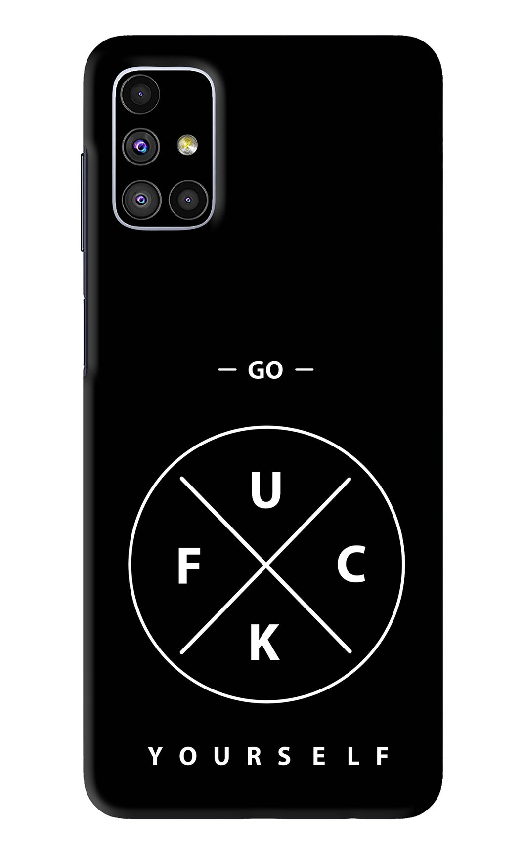 Go Fuck Yourself Samsung Galaxy M51 Back Skin Wrap