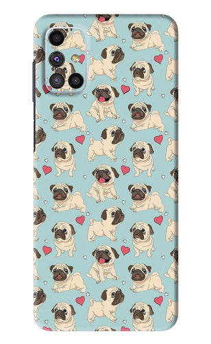 Pug Dog Samsung Galaxy M51 Back Skin Wrap