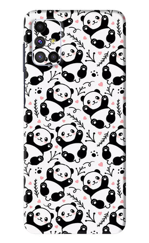 Cute Panda Samsung Galaxy M51 Back Skin Wrap