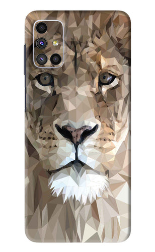Lion Art Samsung Galaxy M51 Back Skin Wrap