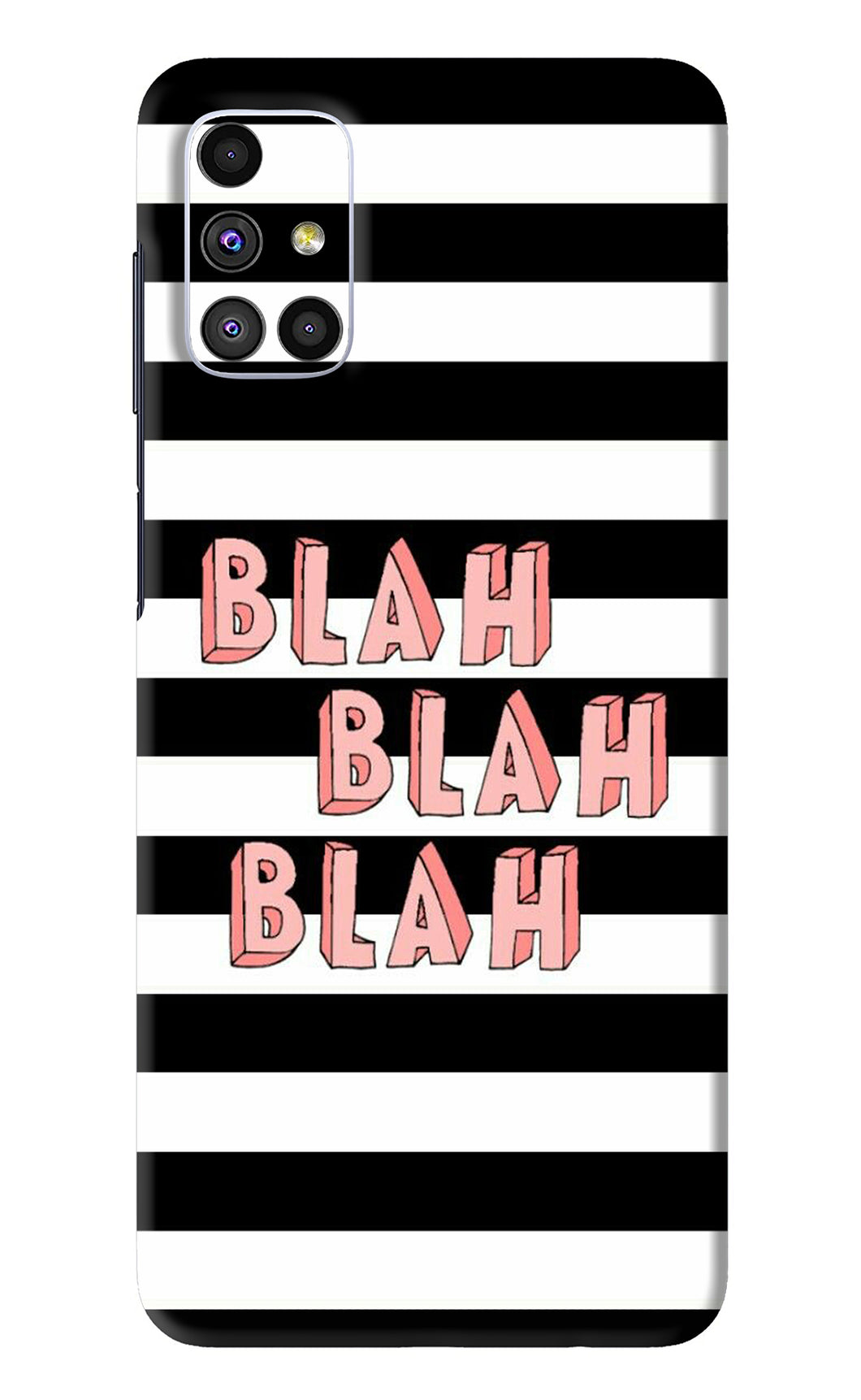 Blah Blah Blah Samsung Galaxy M51 Back Skin Wrap