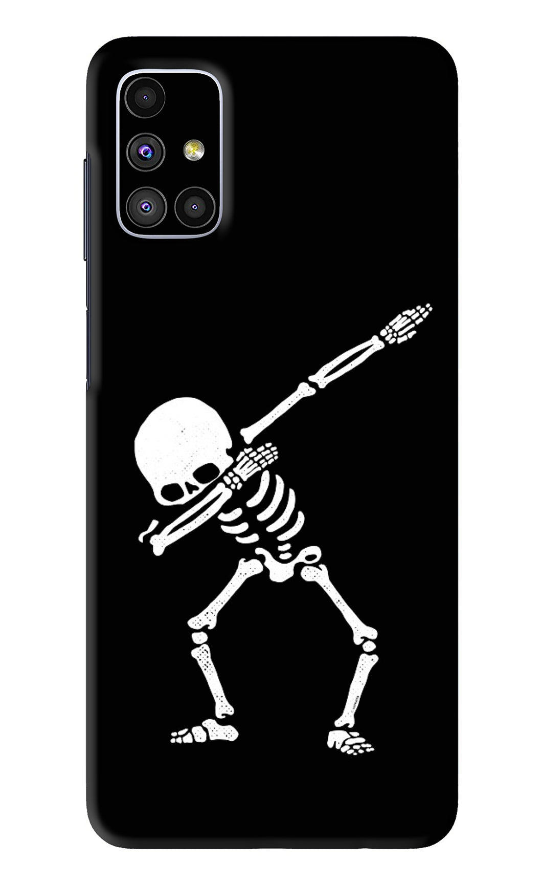 Dabbing Skeleton Art Samsung Galaxy M51 Back Skin Wrap