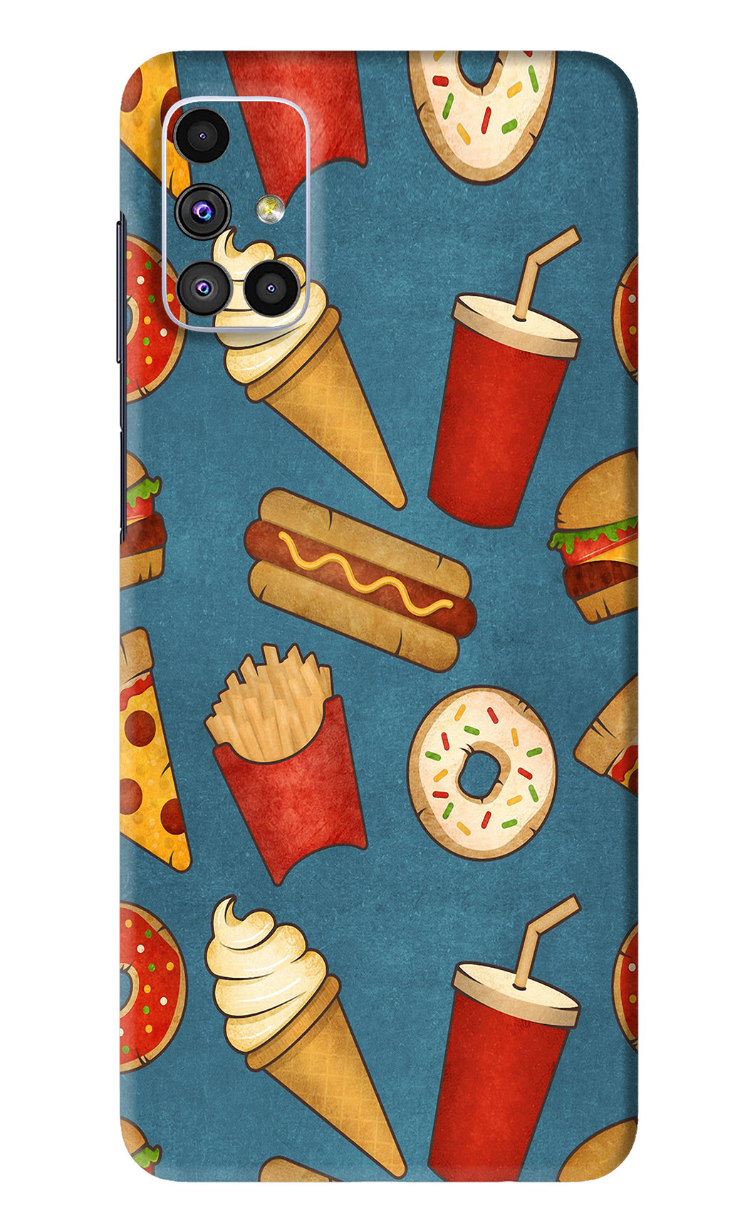 Foodie Samsung Galaxy M51 Back Skin Wrap