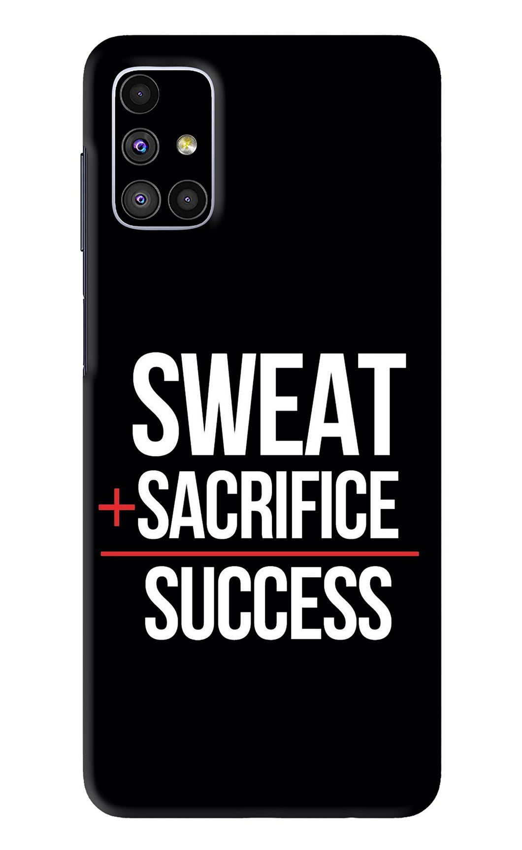 Sweat Sacrifice Success Samsung Galaxy M51 Back Skin Wrap