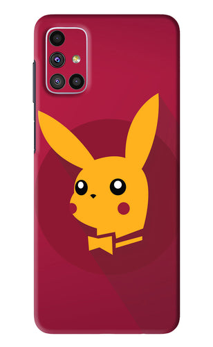 Pikachu Samsung Galaxy M51 Back Skin Wrap