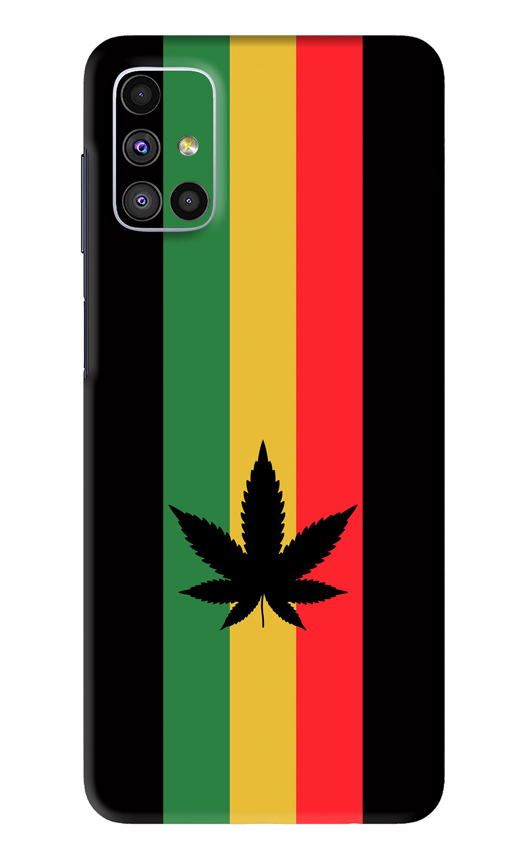 Weed Flag Samsung Galaxy M51 Back Skin Wrap