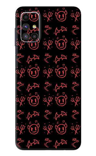 Devil Samsung Galaxy M51 Back Skin Wrap