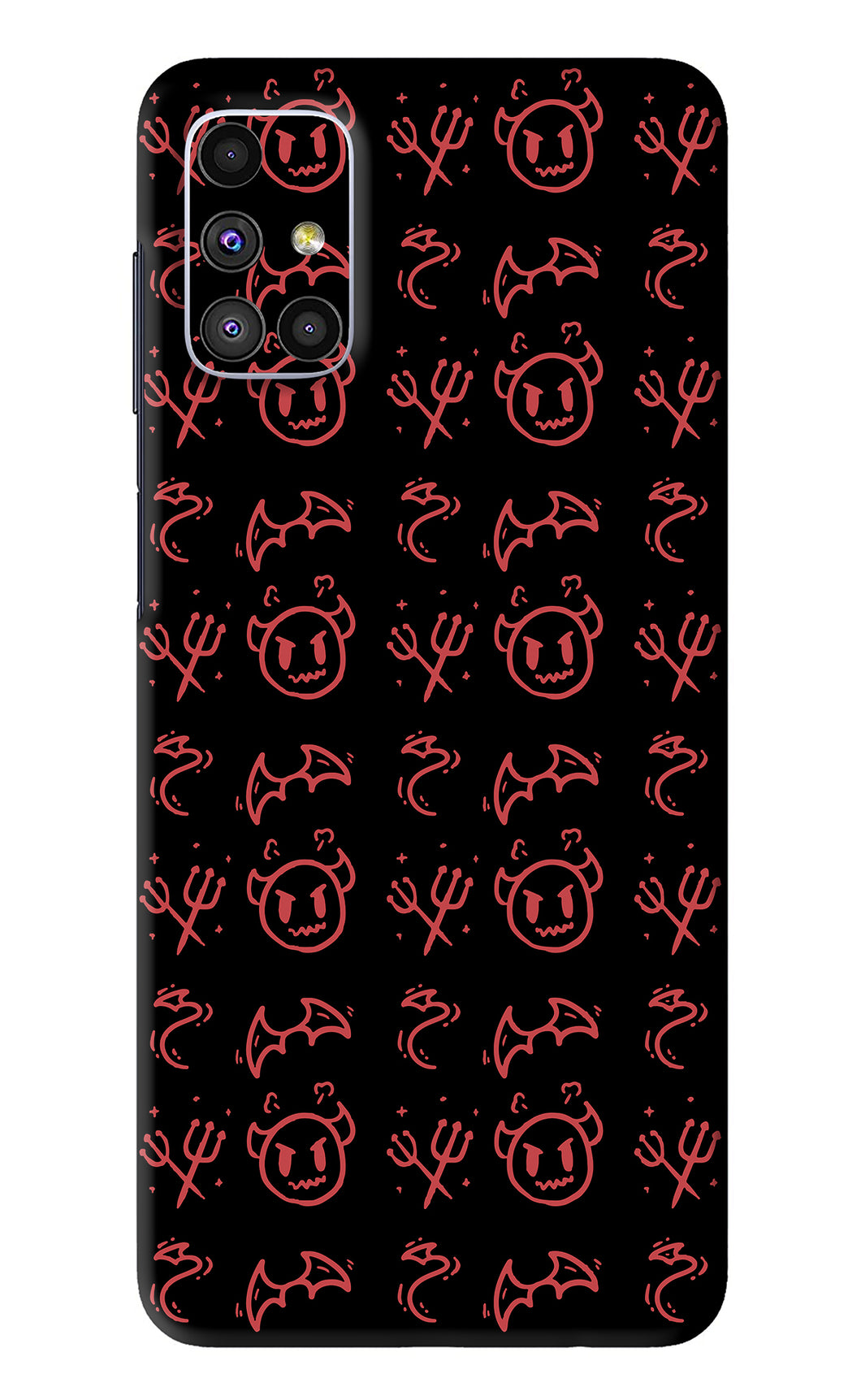 Devil Samsung Galaxy M51 Back Skin Wrap