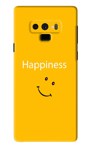 Happiness With Smiley Samsung Galaxy Note 9 Back Skin Wrap