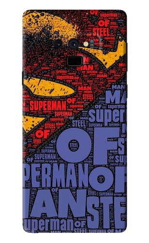 Superman Samsung Galaxy Note 9 Back Skin Wrap