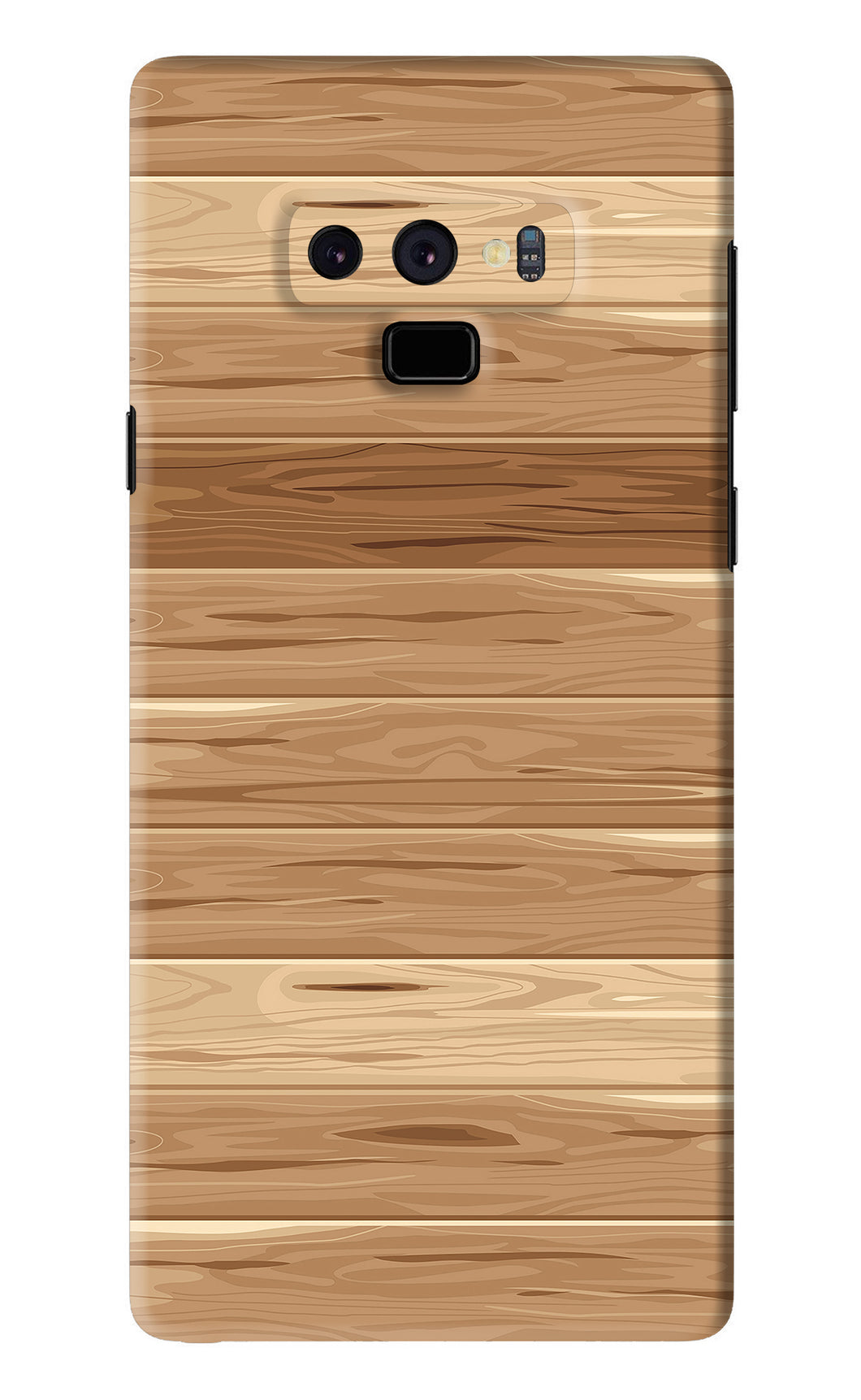 Wooden Vector Samsung Galaxy Note 9 Back Skin Wrap