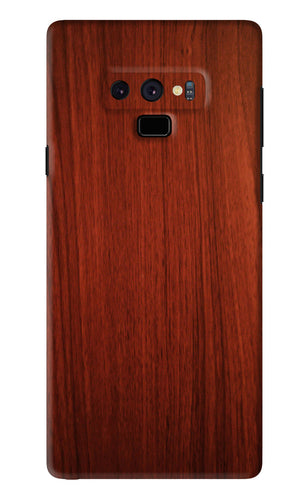 Wooden Plain Pattern Samsung Galaxy Note 9 Back Skin Wrap