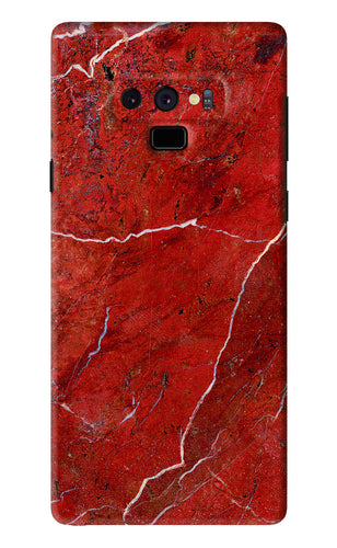 Red Marble Design Samsung Galaxy Note 9 Back Skin Wrap