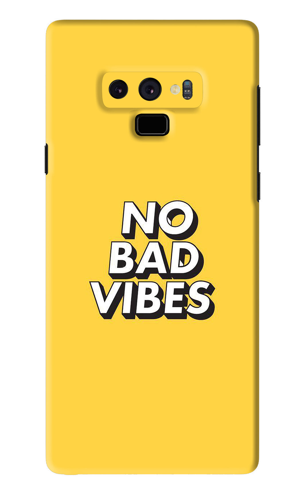 No Bad Vibes Samsung Galaxy Note 9 Back Skin Wrap