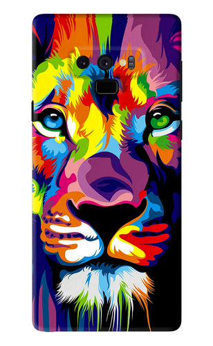 Lion Samsung Galaxy Note 9 Back Skin Wrap
