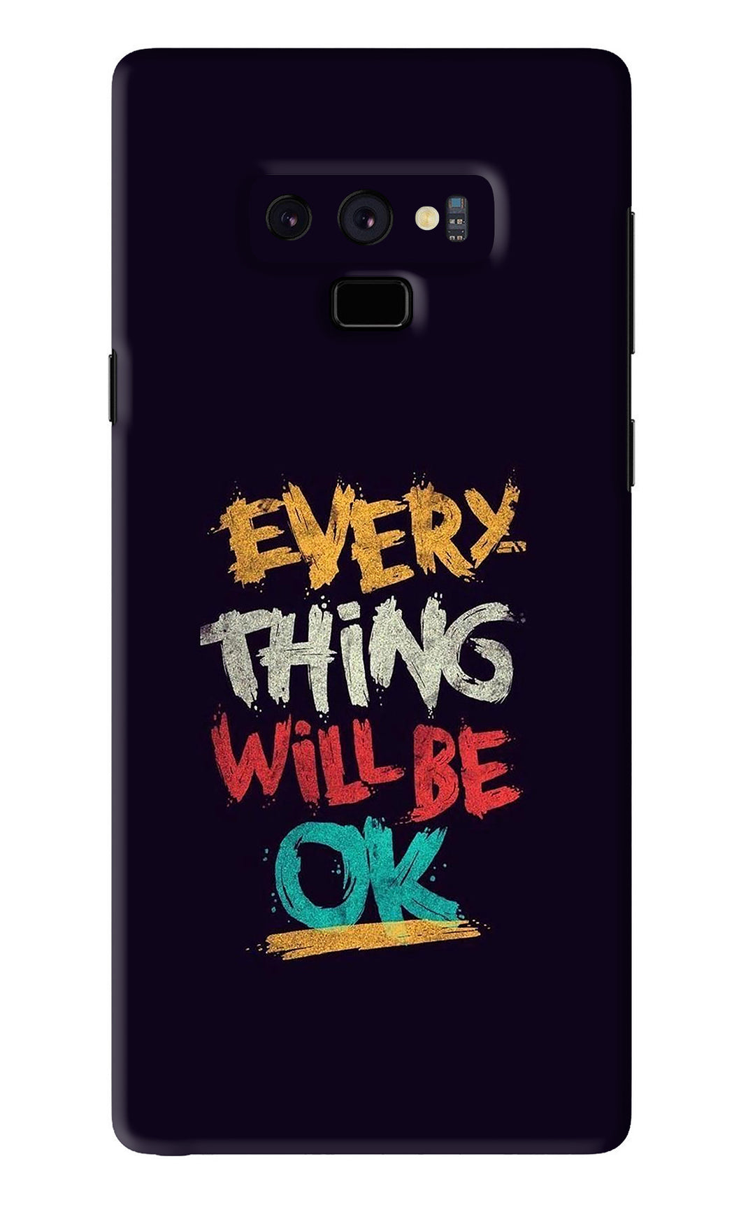 Everything Will Be Ok Samsung Galaxy Note 9 Back Skin Wrap