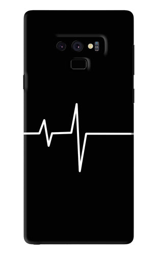 Heart Beats Samsung Galaxy Note 9 Back Skin Wrap