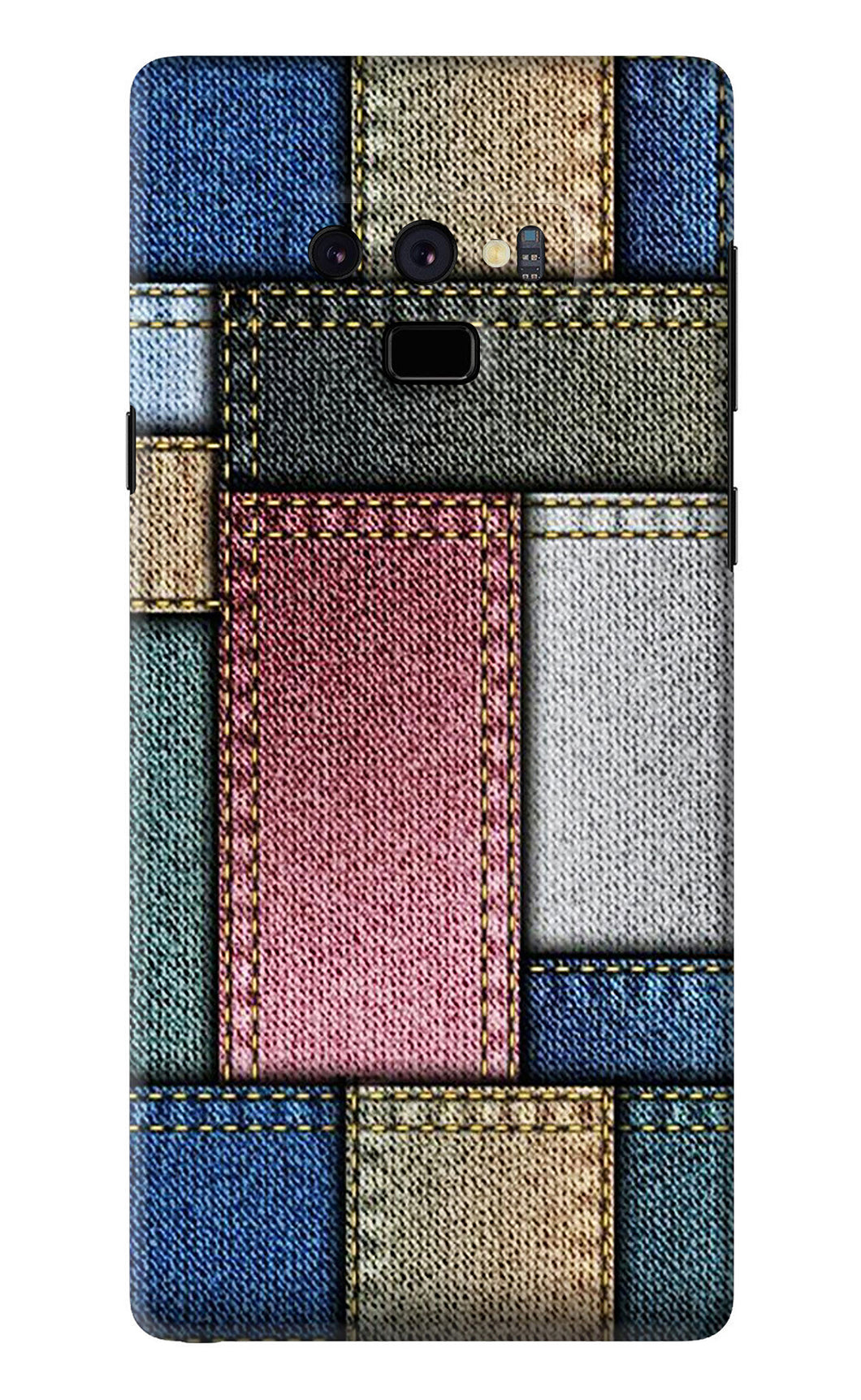 Multicolor Jeans Samsung Galaxy Note 9 Back Skin Wrap