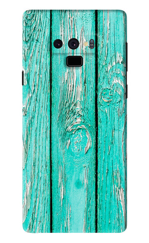 Blue Wood Samsung Galaxy Note 9 Back Skin Wrap