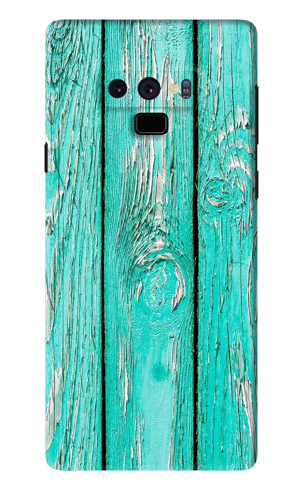 Blue Wood Samsung Galaxy Note 9 Back Skin Wrap