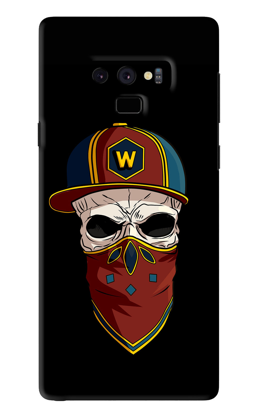 Skull Samsung Galaxy Note 9 Back Skin Wrap