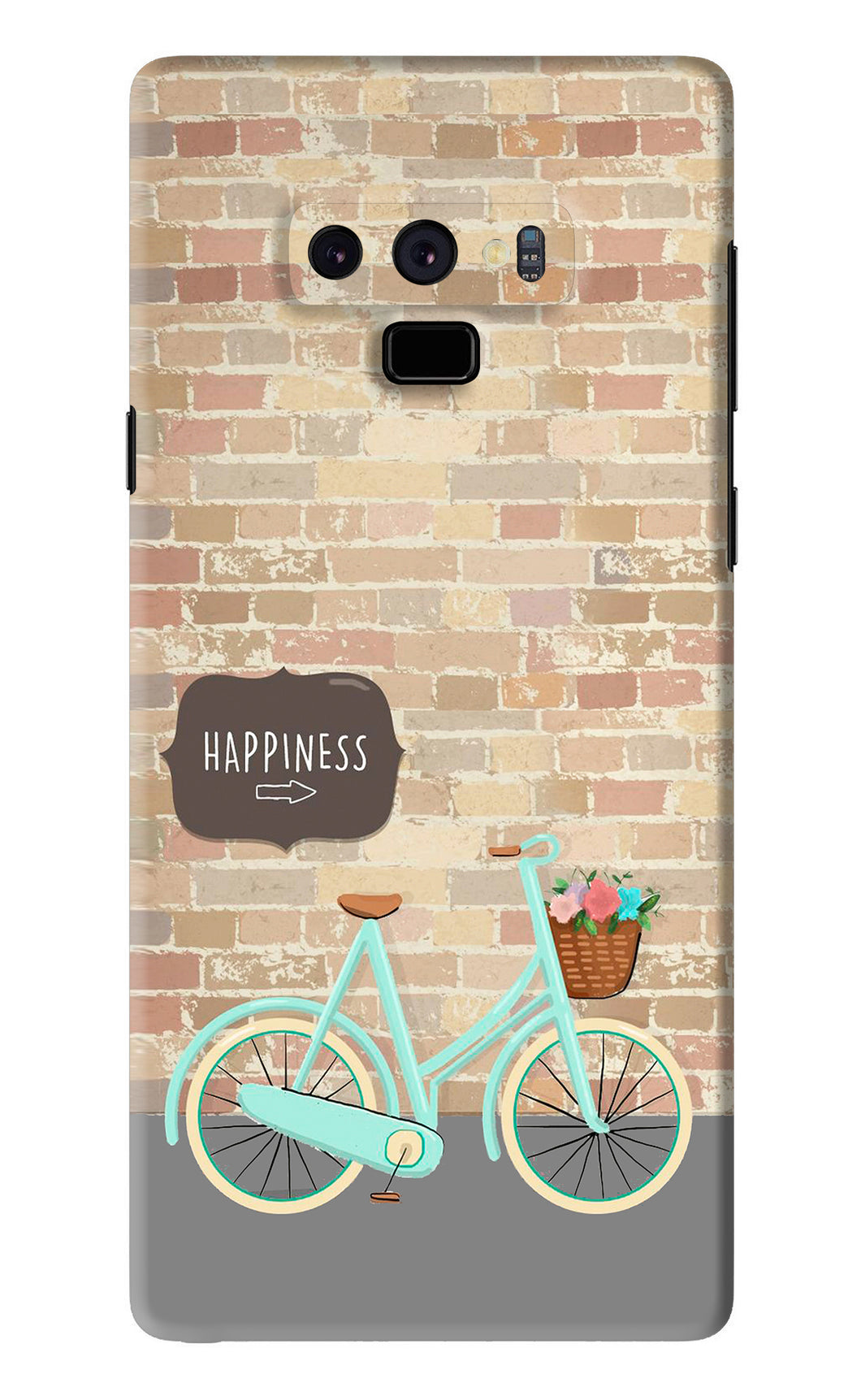Happiness Artwork Samsung Galaxy Note 9 Back Skin Wrap