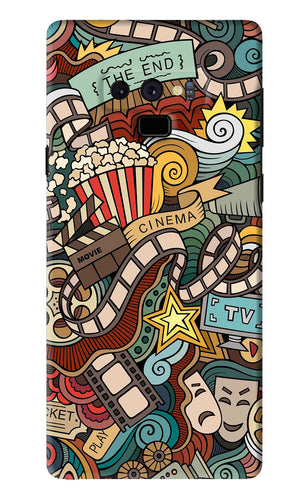 Cinema Abstract Samsung Galaxy Note 9 Back Skin Wrap