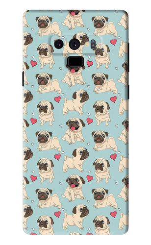 Pug Dog Samsung Galaxy Note 9 Back Skin Wrap