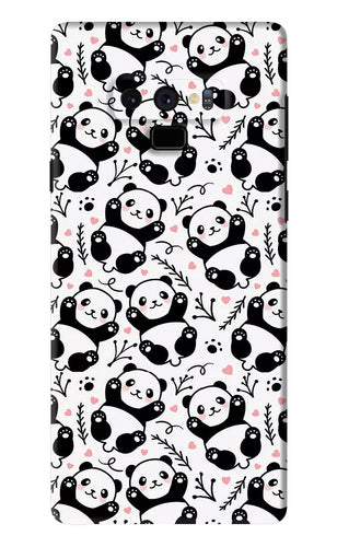 Cute Panda Samsung Galaxy Note 9 Back Skin Wrap