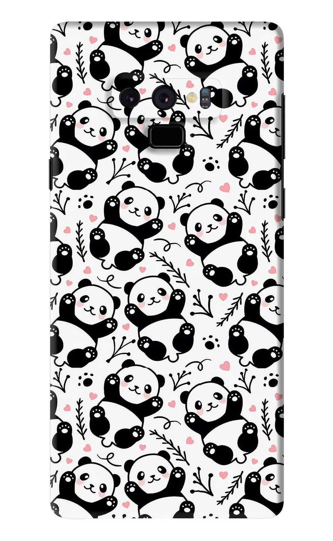 Cute Panda Samsung Galaxy Note 9 Back Skin Wrap