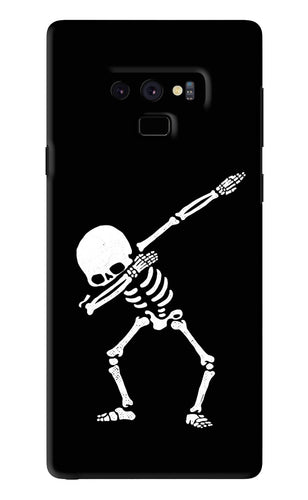 Dabbing Skeleton Art Samsung Galaxy Note 9 Back Skin Wrap