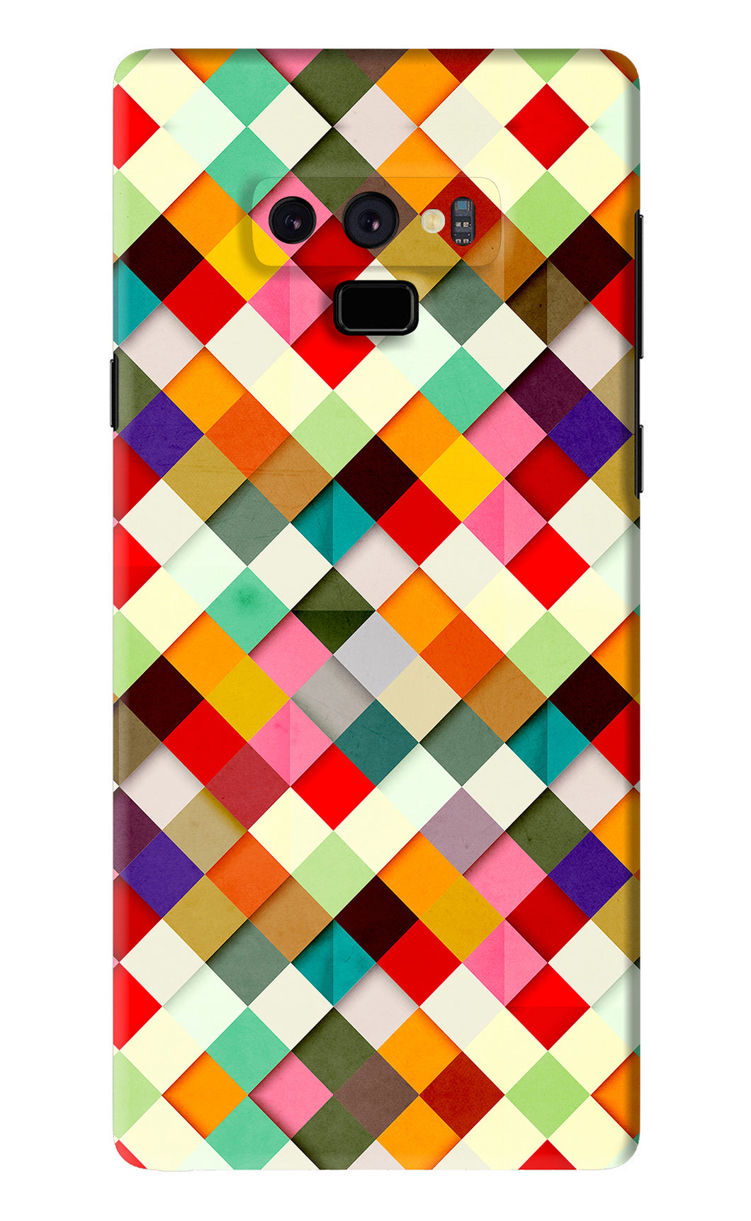 Geometric Abstract Colorful Samsung Galaxy Note 9 Back Skin Wrap