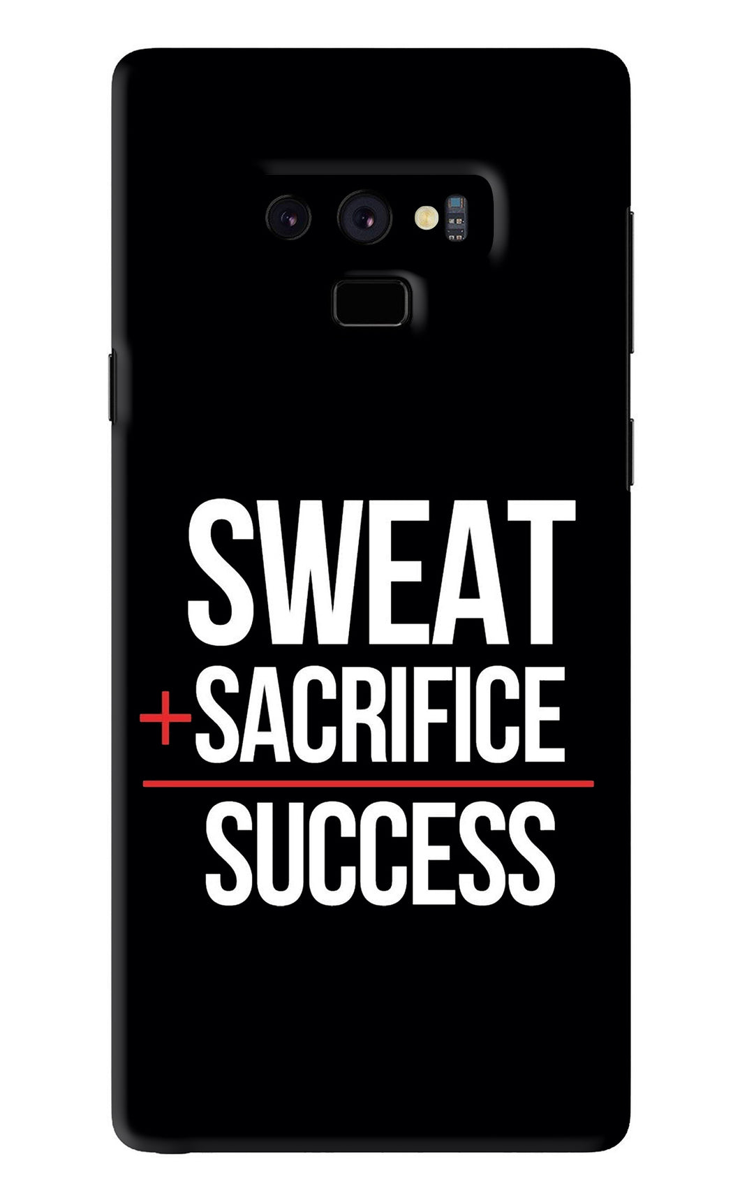 Sweat Sacrifice Success Samsung Galaxy Note 9 Back Skin Wrap